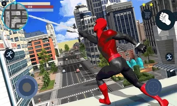 激情冒险蜘蛛绳索英雄城市冒险官方正版